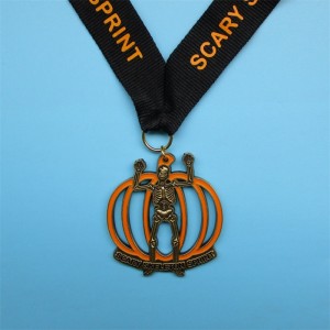 Dearadh Speisialta Bonn Saincheaptha Do Bhonn Cóimhiotail Spóirt Féin le Lanyard
